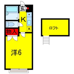 八幡宿駅 徒歩10分 2階の物件間取画像